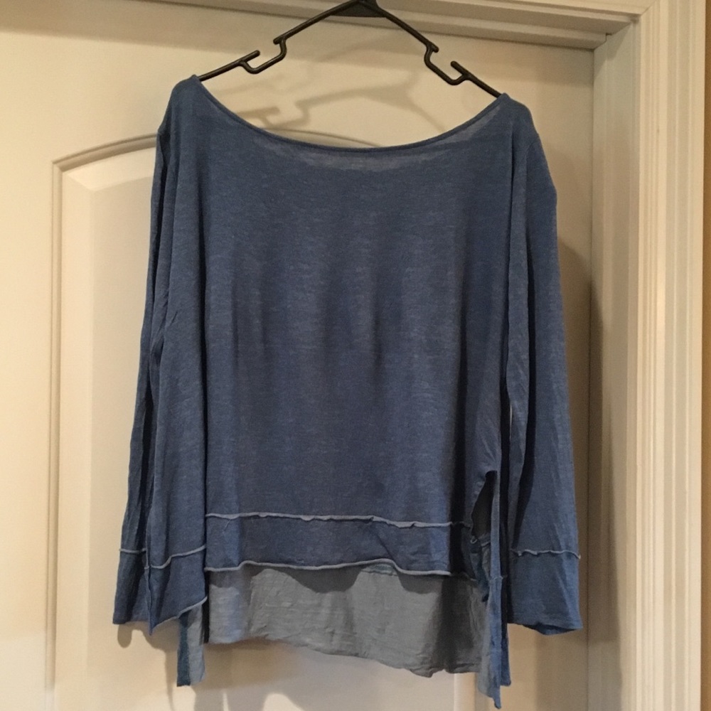 🛍Blue long-sleeved top